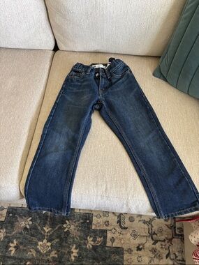 Levi's Dark Blue Kids 511 Jeans with Tan Patch